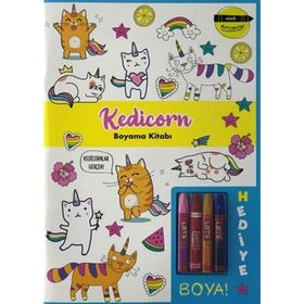 Kedicorn Boyama Kitabı - Minik Ressamlar - Kolektif
