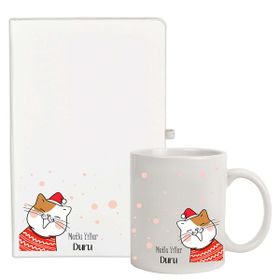 Kedili Kişiye İsme Özel Kedi Kupa Bardak
