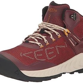 Keen 1027793 Nxis Evo Bordo Renk Yüksek Boy Su Geçirmez Kadın Trekking Ayakkabı
