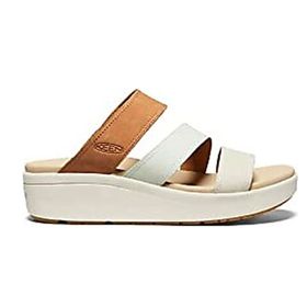 Keen Ellecity Slide Açık Burunlu Slip On Rahat Platform Dolgu Açık Mavi Kadın Sandalet