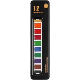 Keep Smiling B7129-12 Metal Kutu Tablet 12 Renk Sulu Boya Seti