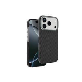 Keephone Apple iPhone 17 Pro Kevlar Sweden Siyah Magsafe Kılıf
