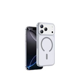 Keephone iPhone 17 Pro X-Crystal Slim Natural Grey Magsafe Uyumlu Gri Telefon Kılıfı