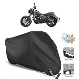 Keeway Land Cruiser 250 Arka Çanta Uyumsuz Ultra Kalın Su Geçirmez Motor Brandası