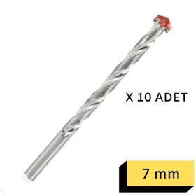 Keil 7 mm 10 Adet Beton Matkap Ucu