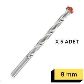 Keil 8 mm 5 Adet Beton Matkap Ucu