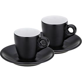 Kela 12750 2'li Set Siyah 50 ml Mattia Espresso Fincan