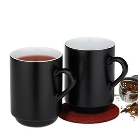 Kela 12756 2'li Set Siyah 300 ml Mattia Kupa