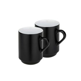 Kela 12756 2'li Set Siyah 300 ml Mattia Kupa