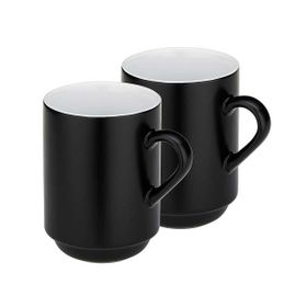 Kela 12756 2'li Set Siyah 300 ml Mattia Kupa