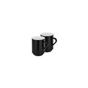 Kela 12756 2'li Set Siyah 300 ml Mattia Kupa