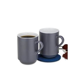 Kela 12757 2'li Set Gri 300 ml Mattia Kupa