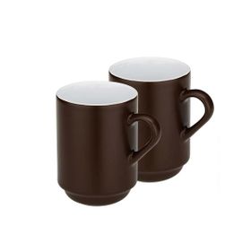 Kela 12758 2'li Set 300 ml Kahverengi Mattia Kupa