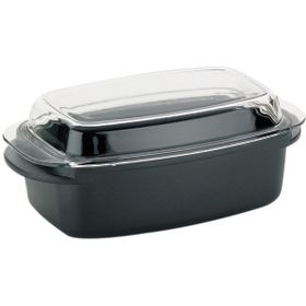 Kela Kerros 40x22.5 cm Dikdörtgen Cam Kapaklı Rosto Tenceresi
