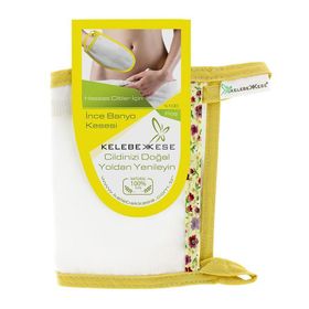 Kelebek Hassas Ciltler İçin İnce Banyo Kesesi