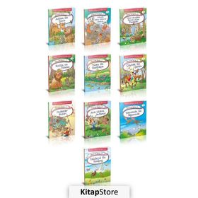 Kelile ve Dimne’den Masallar Güvercin Serisi Seti 10 Kitap Takım - İsmail Gürgen