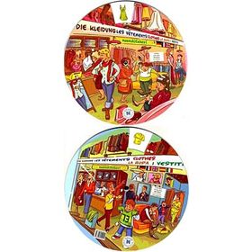 KELIME ÇARKI - GIYSILER (İNGILIZCE, İSPANYOLCA, ALMANCA, FRANSIZCA, İTALYANCA) MULTILINGUAL VOCABULARY WHEELS - CLOTHES - KOLEKTIF