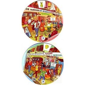 KELIME ÇARKI - GIYSILER (İNGILIZCE, İSPANYOLCA, ALMANCA, FRANSIZCA, İTALYANCA) MULTILINGUAL VOCABULARY WHEELS - CLOTHES - KOLEKTIF