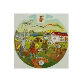 KELIME ÇARKI - İŞ HAYATI VE MESLEKLER (İNGILIZCE, İSPANYOLCA, ALMANCA, FRANSIZCA, İTALYANCA) MULTILINGUAL VOCABULARY WHEELS - AT WORK - KOLEKTIF