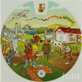 KELIME ÇARKI - İŞ HAYATI VE MESLEKLER (İNGILIZCE, İSPANYOLCA, ALMANCA, FRANSIZCA, İTALYANCA) MULTILINGUAL VOCABULARY WHEELS - AT WORK - KOLEKTIF
