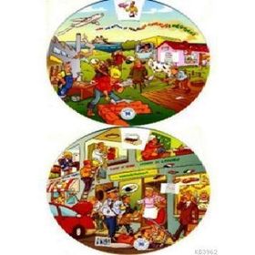 KELIME ÇARKI - İŞ HAYATI VE MESLEKLER (İNGILIZCE, İSPANYOLCA, ALMANCA, FRANSIZCA, İTALYANCA) MULTILINGUAL VOCABULARY WHEELS - AT WORK - KOLEKTIF