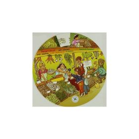 KELIME ÇARKI - MEYVELER VE SEBZELER (İNGILIZCE, İSPANYOLCA, ALMANCA, FRANSIZCA, İTALYANCA) MULTILINGUAL VOCABULARY WHEELS - FRUIT AND VEGETABLES - KOLEKTIF
