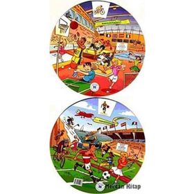 KELIME ÇARKI - SPOR (İNGILIZCE, İSPANYOLCA, ALMANCA, FRANSIZCA, İTALYANCA) MULTILINGUAL VOCABULARY WHEELS - SPORTS - KOLEKTIF