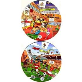KELIME ÇARKI - SPOR (İNGILIZCE, İSPANYOLCA, ALMANCA, FRANSIZCA, İTALYANCA) MULTILINGUAL VOCABULARY WHEELS - SPORTS - KOLEKTIF