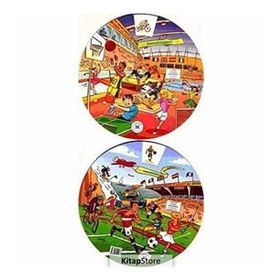 KELIME ÇARKI - SPOR (İNGILIZCE, İSPANYOLCA, ALMANCA, FRANSIZCA, İTALYANCA) MULTILINGUAL VOCABULARY WHEELS - SPORTS - KOLEKTIF