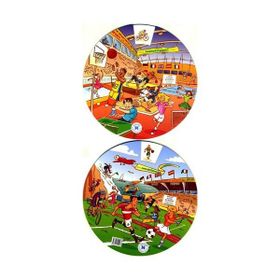 KELIME ÇARKI - SPOR (İNGILIZCE, İSPANYOLCA, ALMANCA, FRANSIZCA, İTALYANCA) MULTILINGUAL VOCABULARY WHEELS - SPORTS - KOLEKTIF