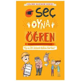 Kelime Hazinem Serisi Seç, Oyna, Öğren Kartları - Fatma Akpınar
