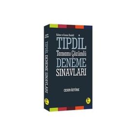 Kelime ve Gramer Destekli TIPDİL Tamamı Çözümlü Deneme Sınavları - Cesur Öztürk