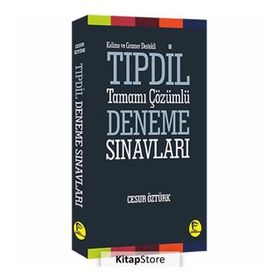 Kelime ve Gramer Destekli TIPDİL Tamamı Çözümlü Deneme Sınavları - Cesur Öztürk