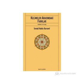KELIMELER ARASINDAKİ FARKLAR -KITÂBU'L-FURÛQ- - İSMAİL HAKKI BURSEVI