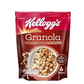 Kellogg's 250 gr Çikolata Parçacıklı ve Fındıklı Granola