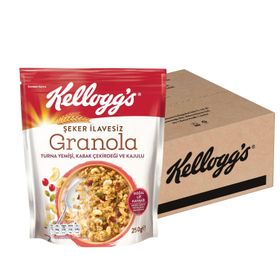 Kellogg's 250 gr Şeker İlavesiz Turna Yemişi Kabak Çekirdeği ve Kajulu Granola