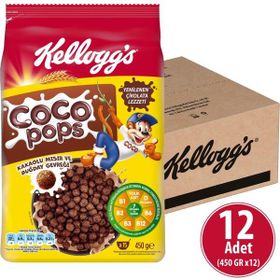 Kellogg's 450 gr Coco Pops Çikolatalı Buğday ve Mısır Gevreği (11 adet)