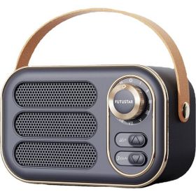 Keluofu Siyah Retro Trendy Bluetooth Hoparlör