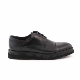 Kemal Tanca 9430-1 Siyah Deri Casual Erkek Günlük Ayakkabı