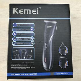 Kemei KM-1419 Siyah Saç Kesme Makinesi