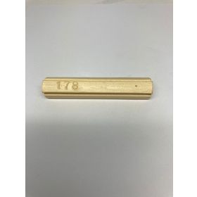 Kementaş 178 Doğal Akçaağaç 8 cm Yumuşak Mum