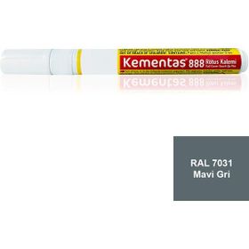 Kementaş RAL 7031 Mavi Gri Tam Örtücü Rötuş Kalemi