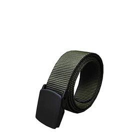 Kemer Dünyası 115 cm Haki Unisex Anti Alerjik Plastik Tokalı Taktikal Tarz Bez Kemer