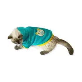 Kemique Blue Bear Kapşonlu Süeter Kedi Kıyafeti