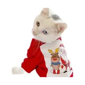 Kemique L Noel Baba ve Rudolph Kedi Tişörtü