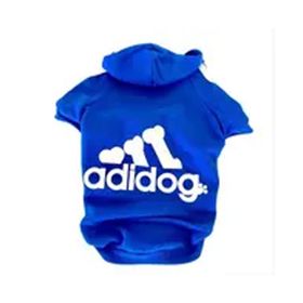 Kemique L Saks Mavi Adidog Kapşonlu Duo Kedi Sweatshirt Kedi Kazağı