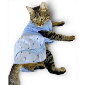 Kemique Mavi Hersey Beck Elbise Kedi Kıyafeti