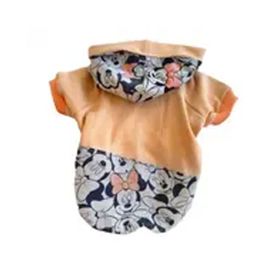 Kemique Minnie Pink Sweatshirt Kapşonlu Kedi Kıyafeti Kedi Sweatshirt