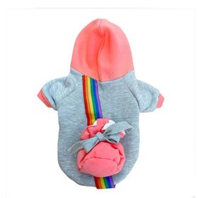 Kemique Mypocket Kapşonlu Sweatshirt XL Gri Köpek Kıyafeti