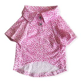 Kemique Pink Leo Cutie Polo Yaka Tişört Köpek Kıyafeti